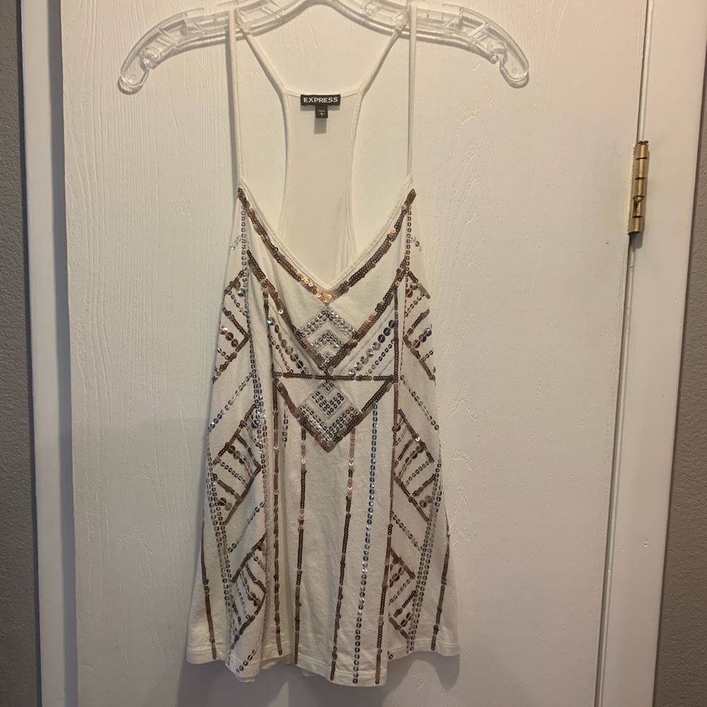 Sequin Express Tank tip